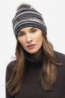 Wave Stitch Hat - Kinross Cashmere