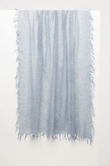 Spray Print Scarf - Harbor - Kinross Cashmere