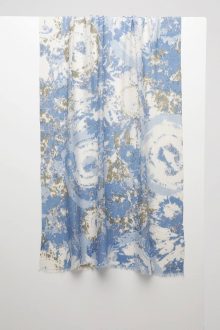 Tie Dye Print Scarf - Harbor - Kinross Cashmere