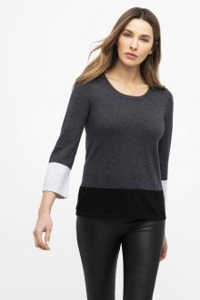 Worsed Colorblock Crew - Kinross Cashmere