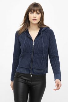 Stonewash Zip Hoodie - Kinross Cashmere