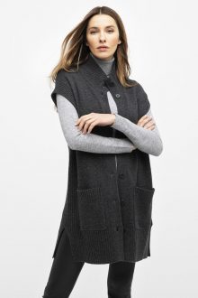 Button Front Vest - Kinross Cashmere