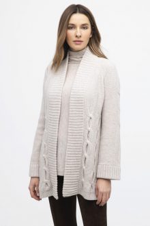 Luxe Cable Cardigan - Kinross Cashmere