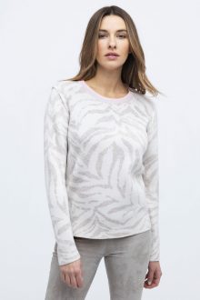 Reversible Tiger Pullover - Kinross Cashmere