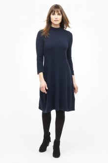 Mockneck Dress - Kinross Cashmere