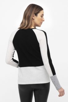 Colorblock Vee - Kinross Cashmere