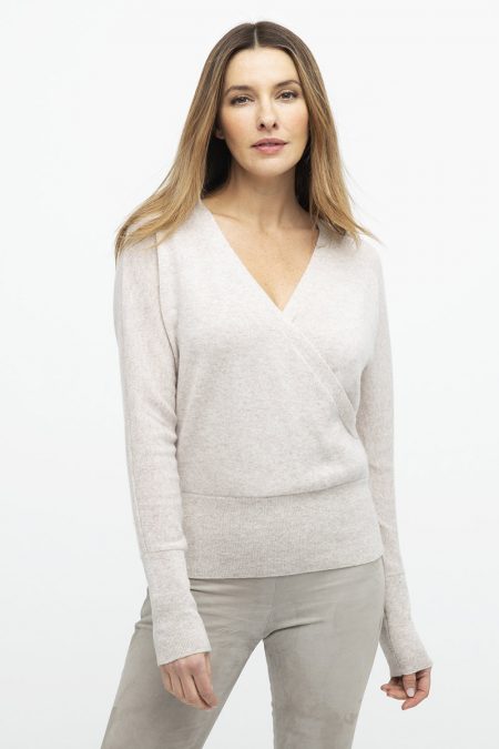 Surplice Pullover - Kinross Cashmere