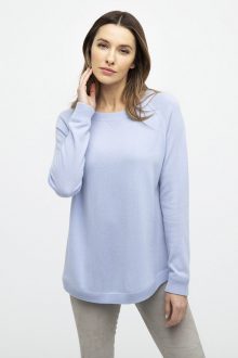 Round Hem Sweatshirt - Kinross Cashmere