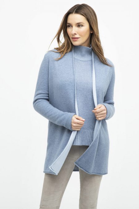 Reversible Cardigan - Kinross Cashmere