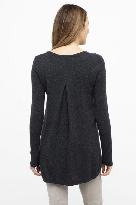 Pleat Back Tunic - Kinross Cashmere