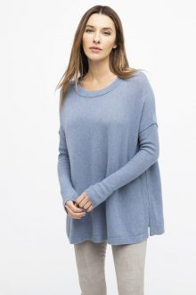 Easy Balletneck Pullover - Kinross Cashmere