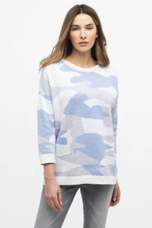 Reversible Camo Pullover - Kinross Cashmere