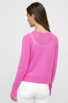 FWT Crop Crew Cardigan - Kinross Cashmere