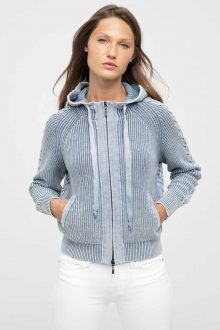 Stonewash Zip Hoodie - Kinross Cashmere