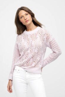 Openwork Pullover - Kinross Cashmere