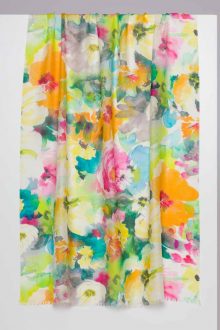 Flower Market Print Scarf - Kinoss Cashmere