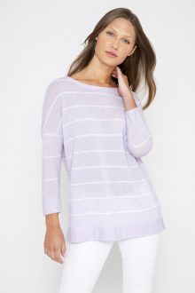 Breton Stripe Pullover - Kinross Cashmere