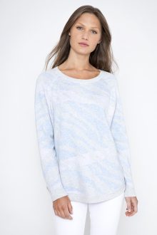 Reversible Wave Sweatshirt - Kinross Cashmere