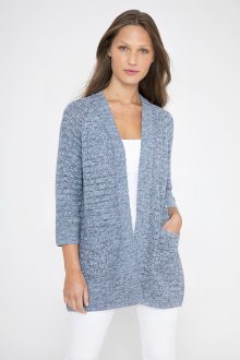 Openwork Easy Cardigan - Kinross Cashmere