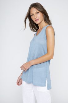 Vee Tunic Tank - Kinross Cashmere