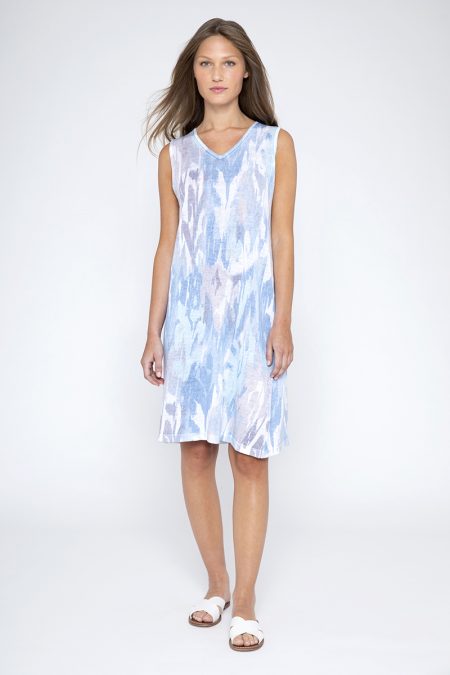 Ikat Dress - Kinross Cashmere