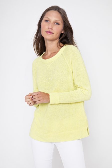 Bouclé Sweatshirt - Kinross Cashmere