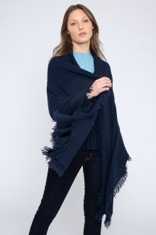 Fringe Wrap - Kinross Cashmere