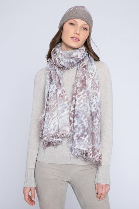 Leopard Scarf - Kinross Cashmere