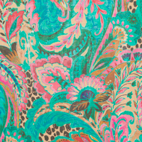 Boho Paisley Print Scarf - Kinross Cashmere