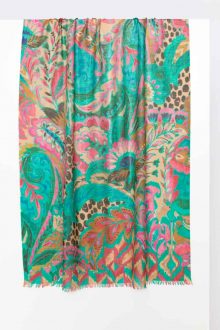 Boho Paisley Print Scarf - Kinross Cashmere