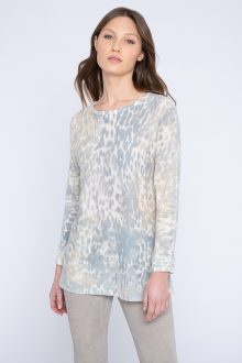 Leopard Easy Balletneck - Kinross Cashmere