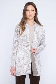 Marble Reversible Cardigan - Kinross Cashmere