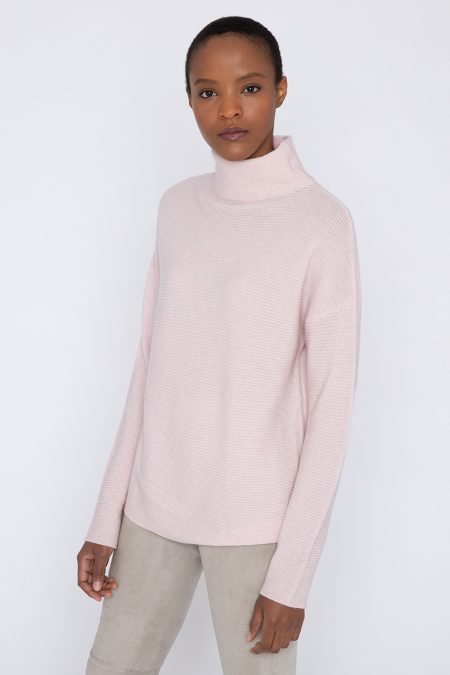 Textured Slouchy Funnel - Kinross Cashmere