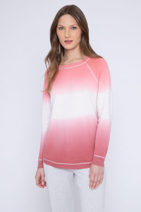 Reversible Ombre Sweatshirt - Kinross Cashmere