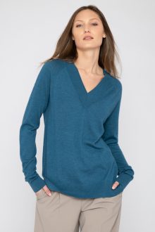 Easy Raglan Vee - Kinross Cashmere