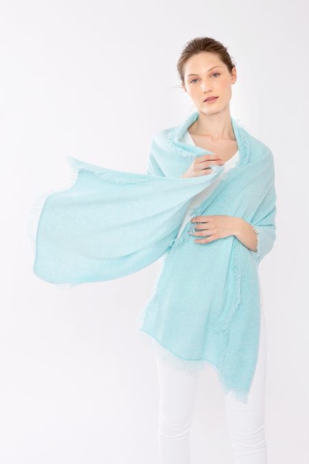 Fringe Wrap - Kinross Cashmere