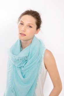 Fringe Wrap - Kinross Cashmere