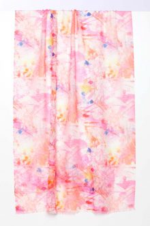 Sunrise Floral Print Scarf - Kinross Cashmere