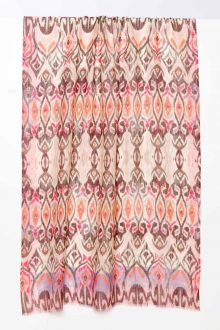 Surfside Geo Print Scarf - Flamingo - Kinross Cashmere