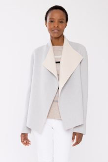 Reversible Drape Jacket - Kinross Cashmere