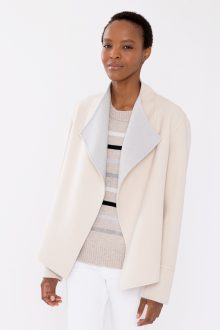 Reversible Drape Jacket - Kinross Cashmere