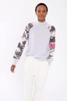 Camo Love Pullover - Kinross Cashmere