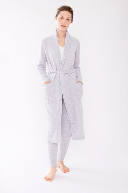 Shawl Collar Robe - Kinross Cashmere