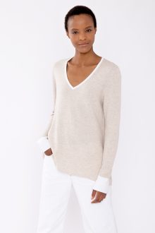 Reversible Hi Low Vee - Kinross Cashmere