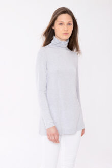 Scrunch Neck Tunic - Kinross Cashmere