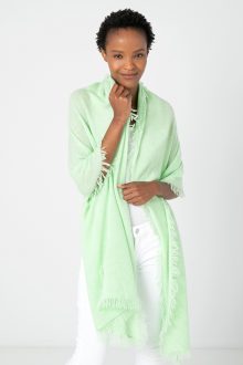 Fringe Wrap - Kinross Cashmere