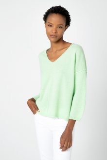 Seamed Easy Vee - Kinross Cashmere