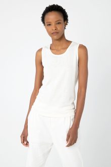 Seamed Tank - Kinross Cashmere