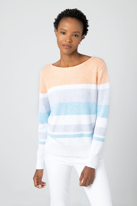 Textured Marl Pullover - Kinross Cashmere