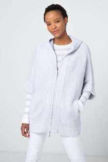 S/L Garter Zip Hoodie - Kinross Cashmere